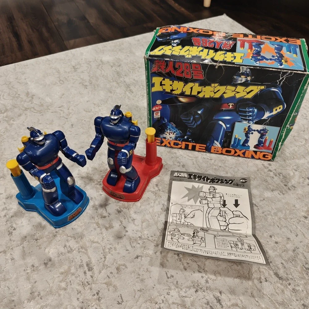 TETSUJIN 28 Excite Boxing Original – POPY Japan 1980 Boxed Rare Gigantor - Picture 1 of 15